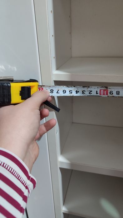 Regał z półkami np na książki Ikea biały