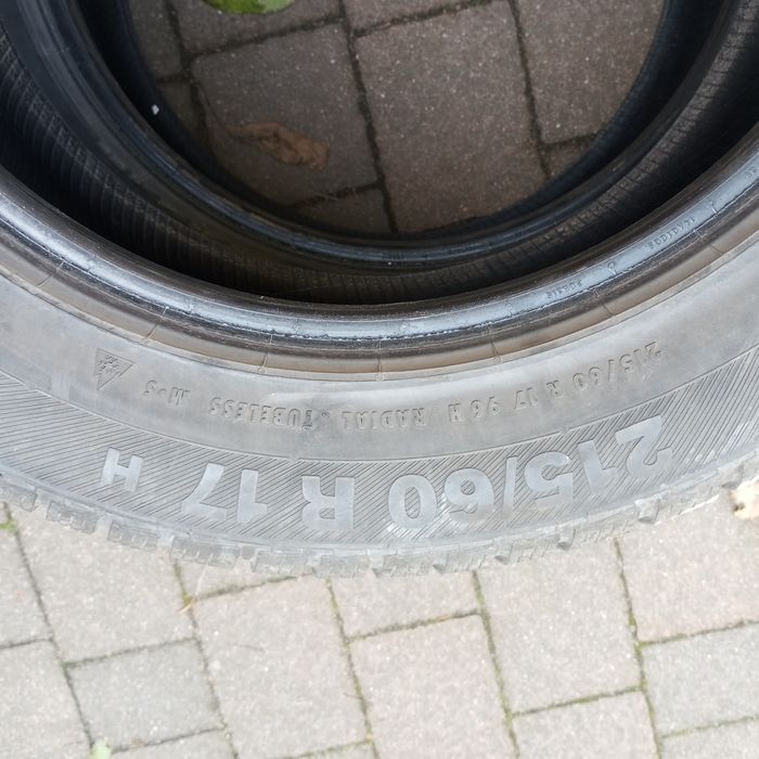 215/60/17 opony zimowe bardzo ładne