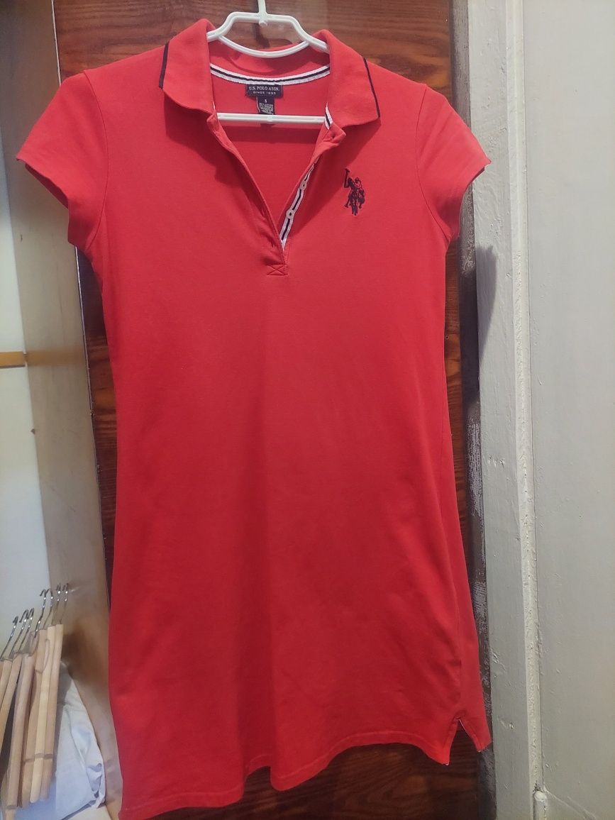 Сукня-поло, котон, розмір С, oригінал ( Polo Ralf)
