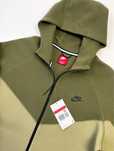 Оригінальне чоловіче зіп худі Nike Tech Fleece у кольорі хакі
