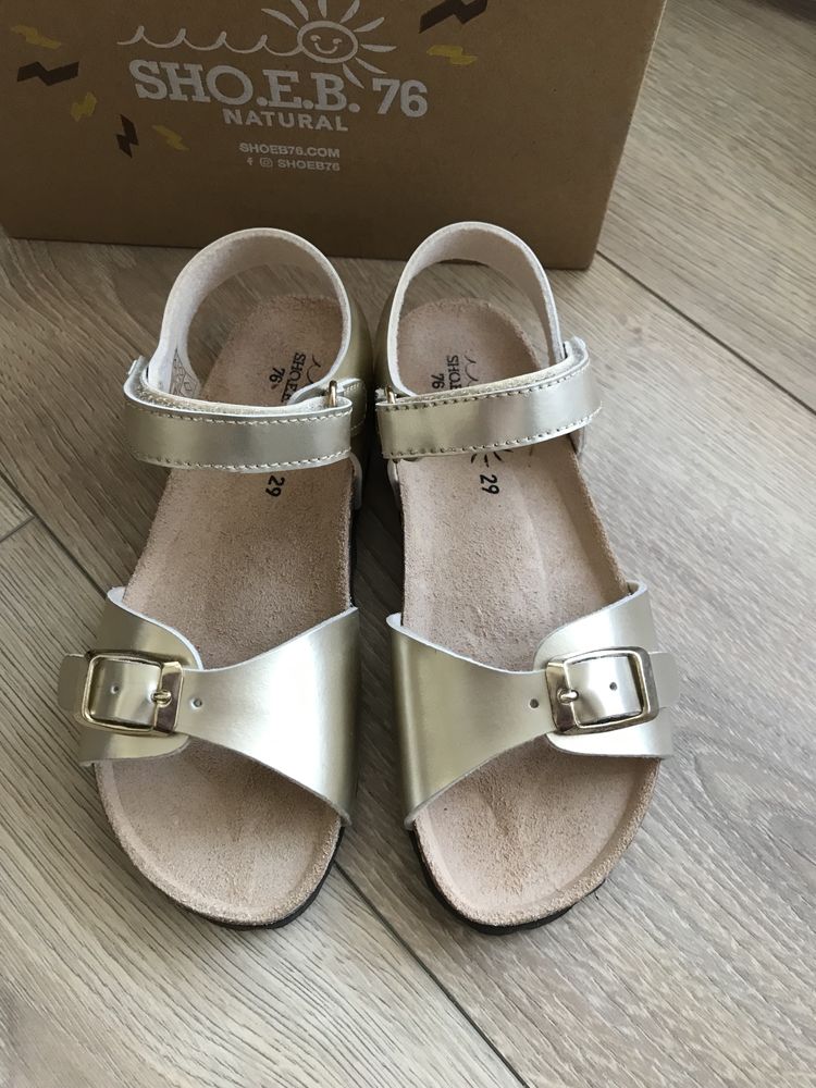 Trevirgolazero sandały skórzana wkładka 29 sandałki jak birkenstock