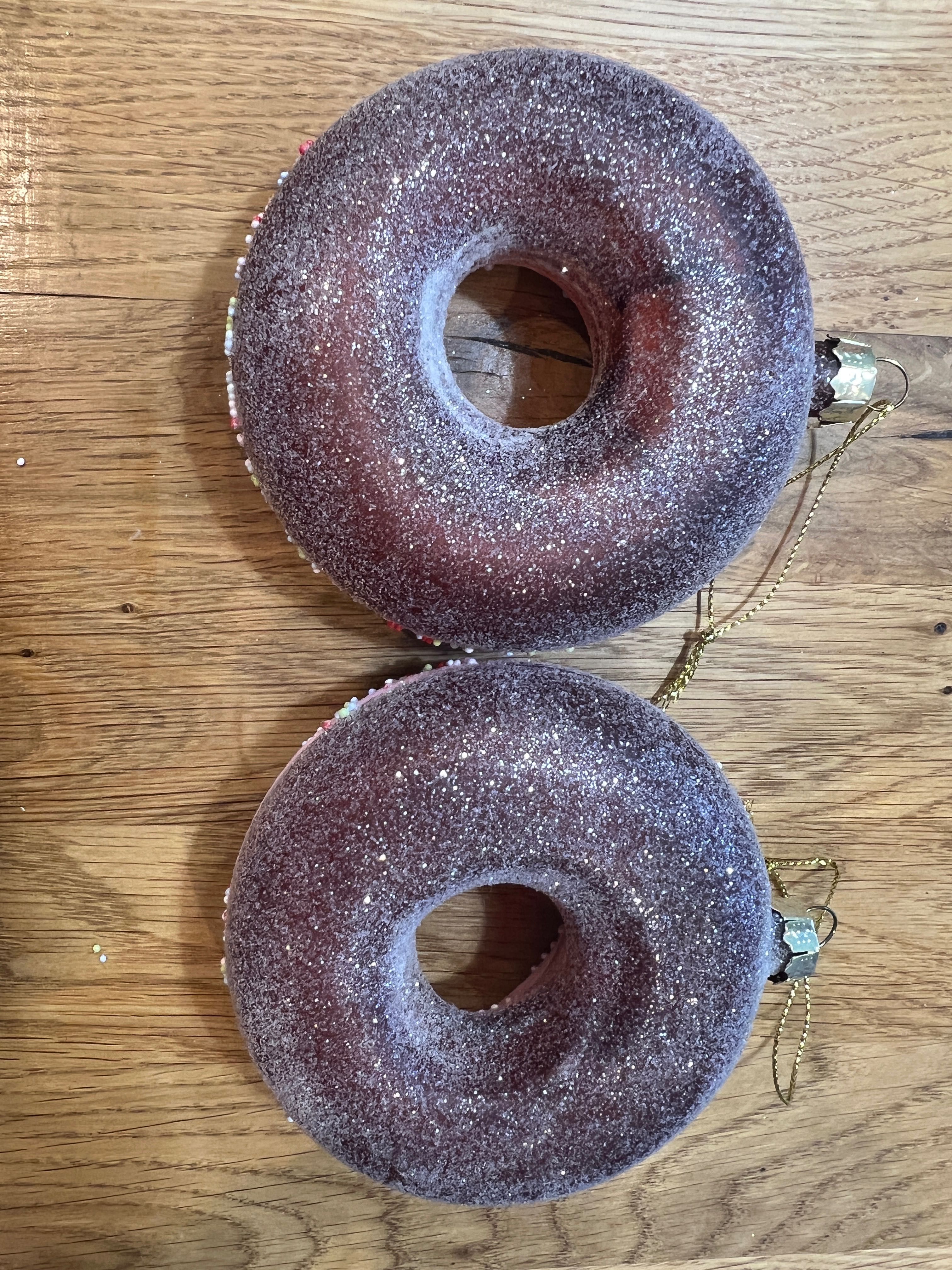 Home&You zestaw 2 sztuki bombka pączek donut ozdoba choinkowa