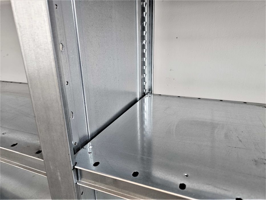 Regał Magazynowy 40x230x393/18p Metalowy Półkowy Ocynk Garaż Warsztat