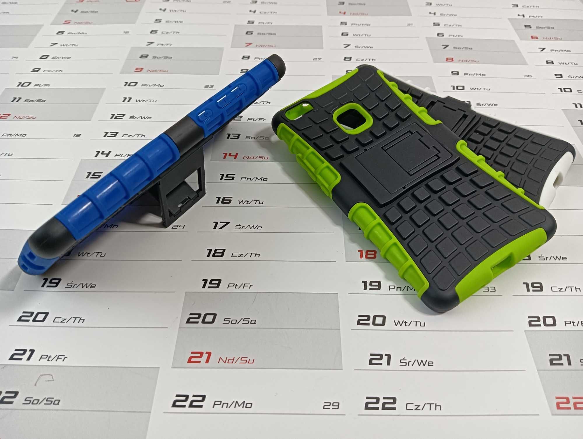 Etui Pancerne Hybrid do Huawei P9 Lite + Szkło Hartowane