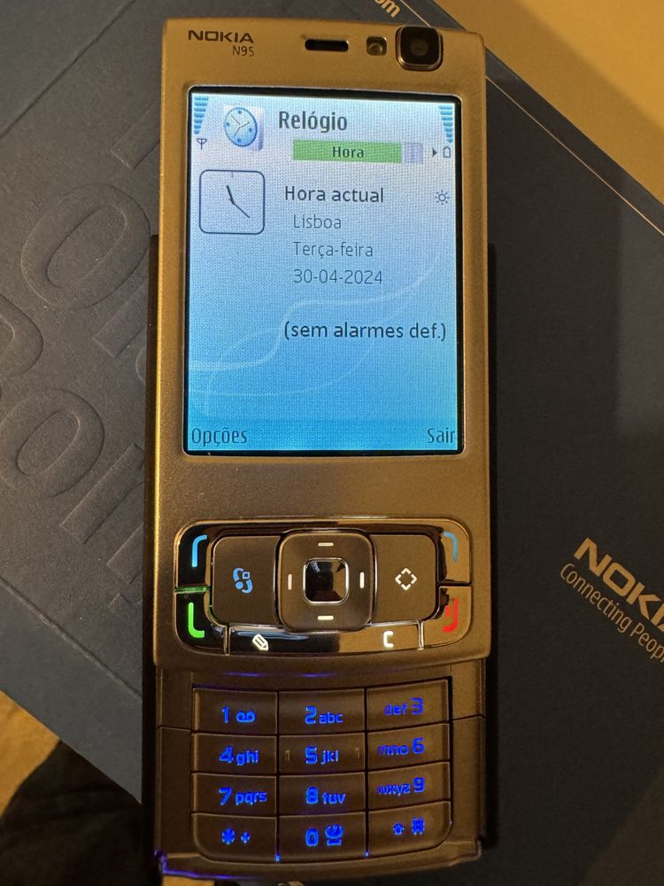Nokia N95 com bateria nova e acessorios/caixa