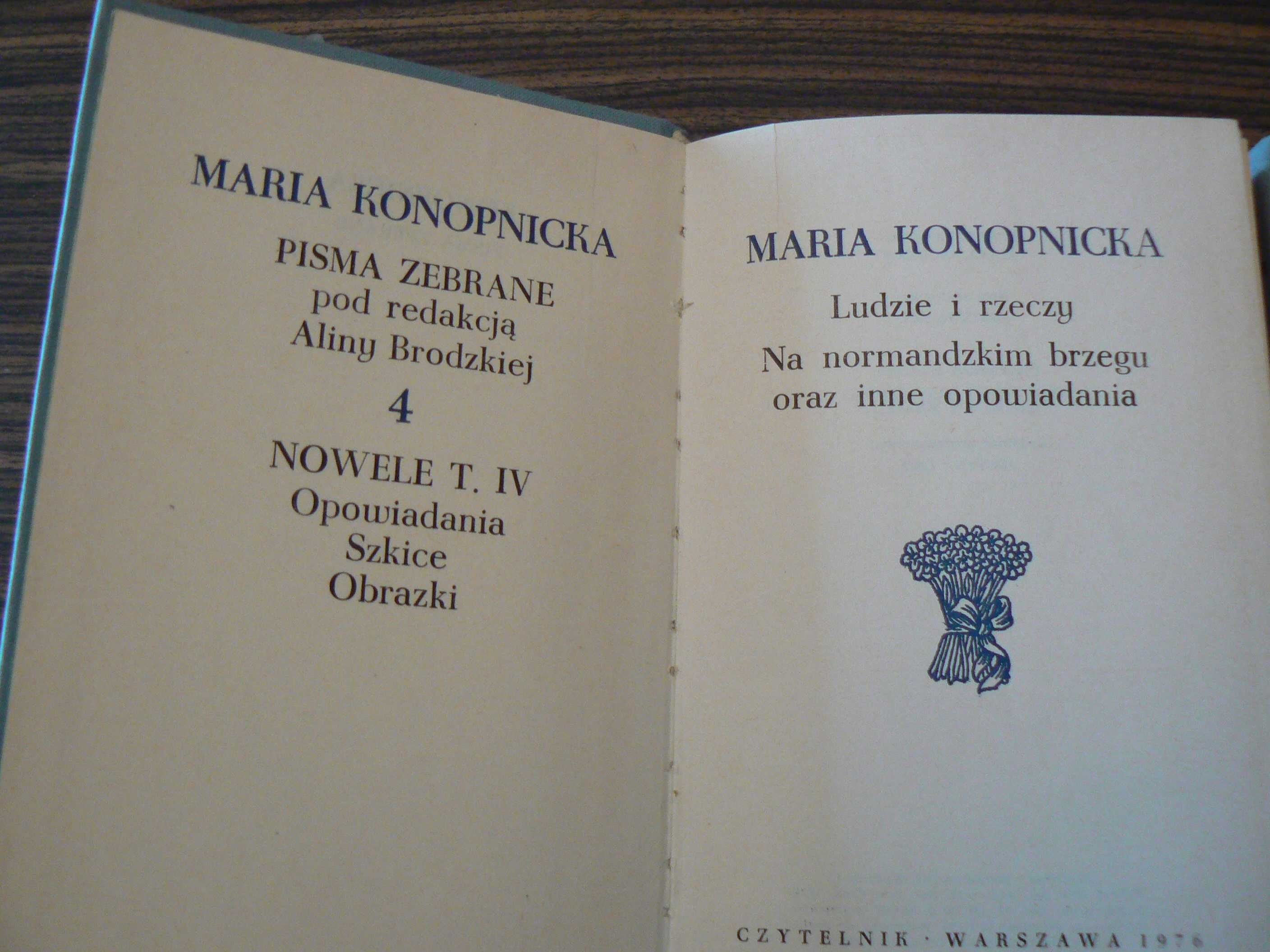 Maria Konopnicka - Nowele