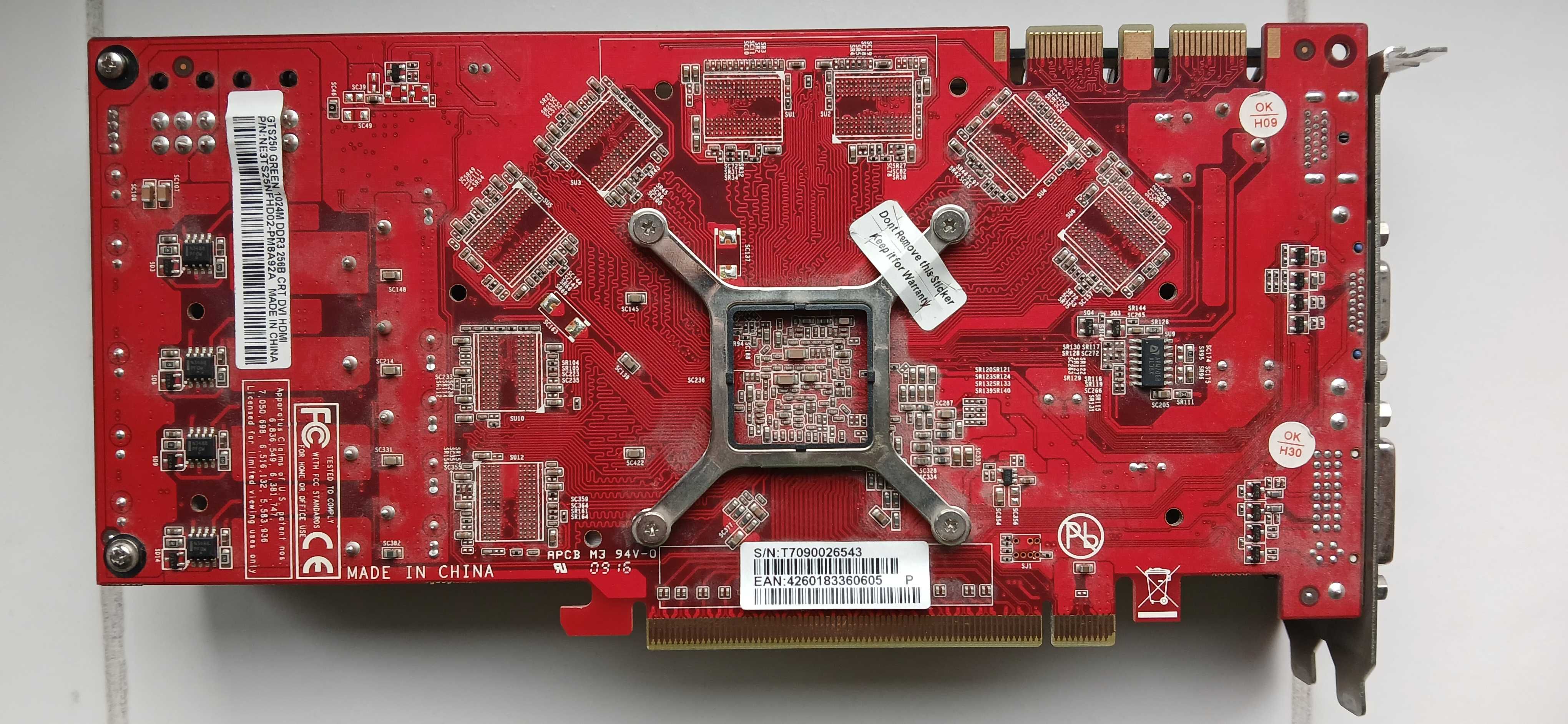 Gainward GTS250_1024 MG DDR3, karta graficzna