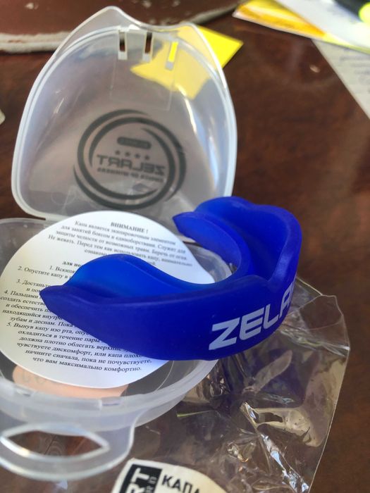 Капа боксерская одночелюстная ДЕТСКАЯ, ПОДРОСТКОВАЯ,  цвета в ассорт.