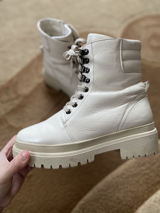 Шкіряні чоботи сапожки