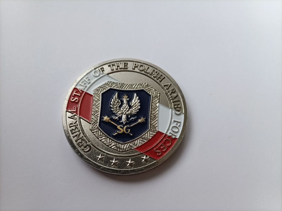 Coin, medal pamiątkowy Sztabu Generalnego WP