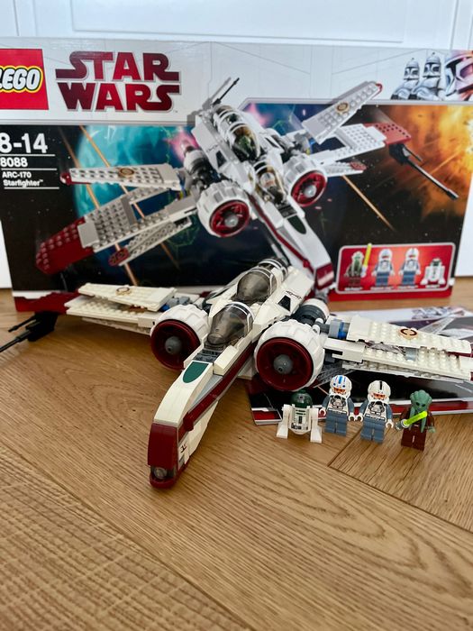 kompletne LEGO Star Wars (Gwiezdne Wojny), ARC-170 Starfighter, 8088