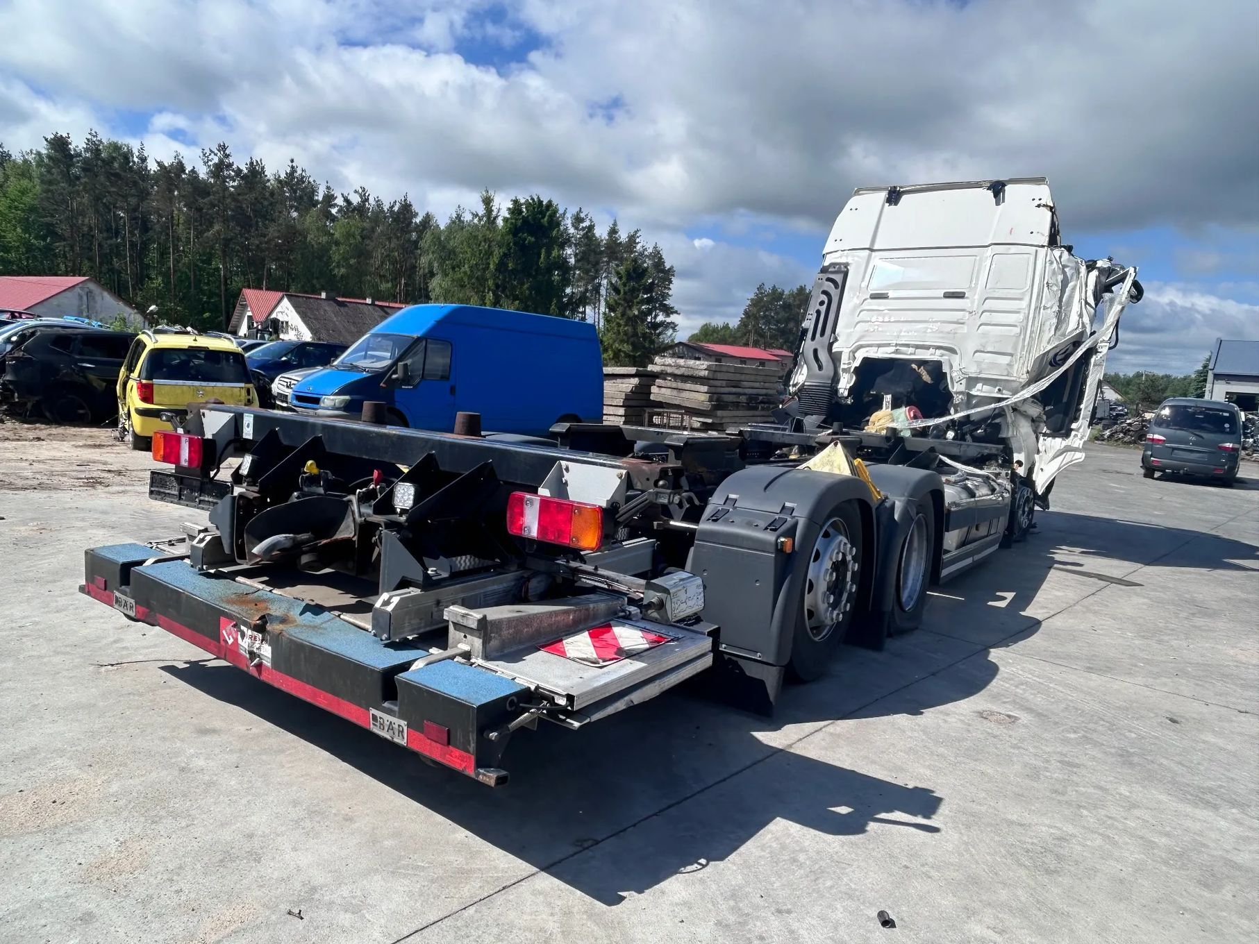 MAN TGX 26.510  do przewozu kontenerów morskich