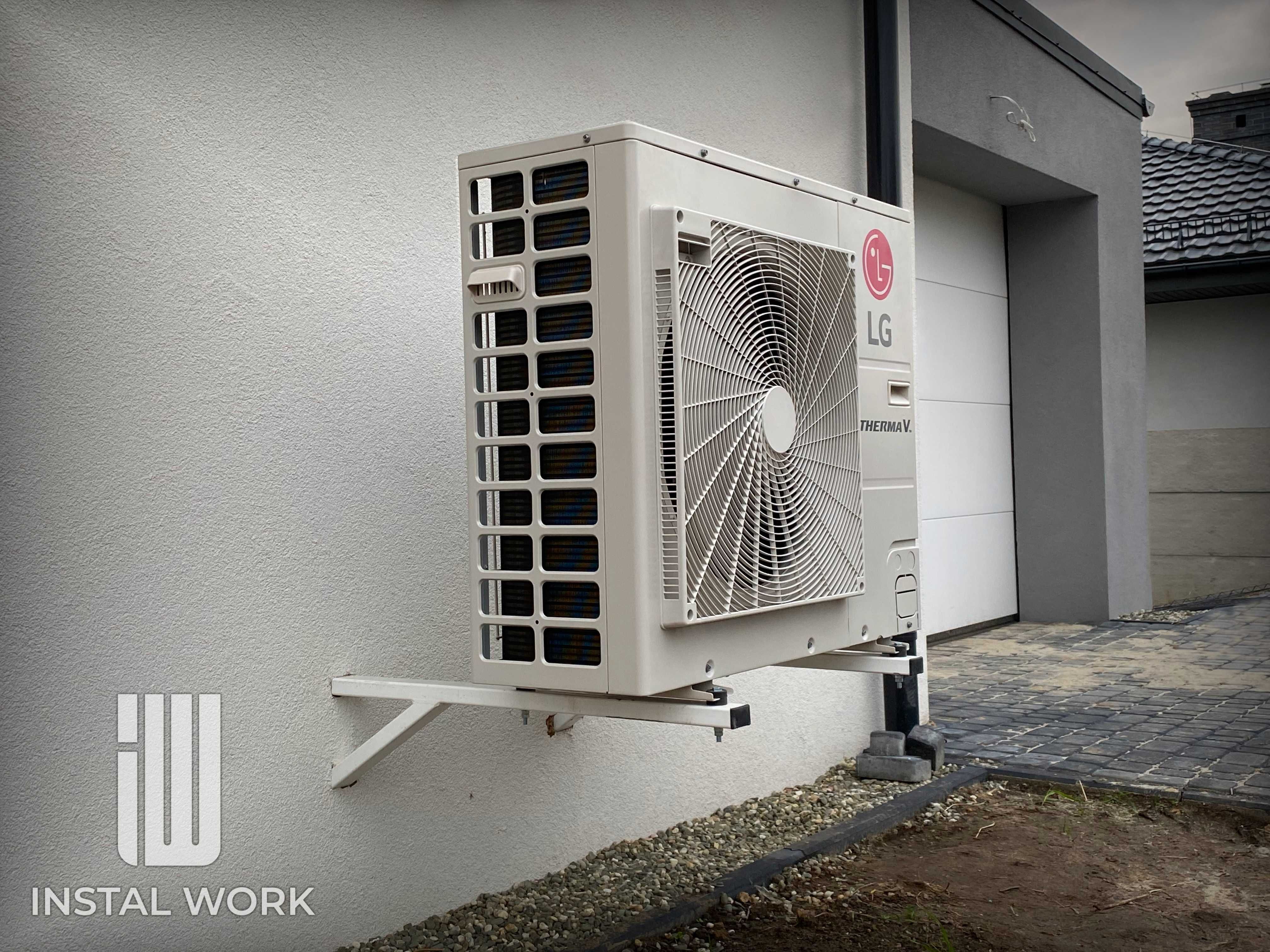 KOMPLET Z MONTAŻEM pompa ciepła LG 9 kW + zbiorniki CWU / bufor