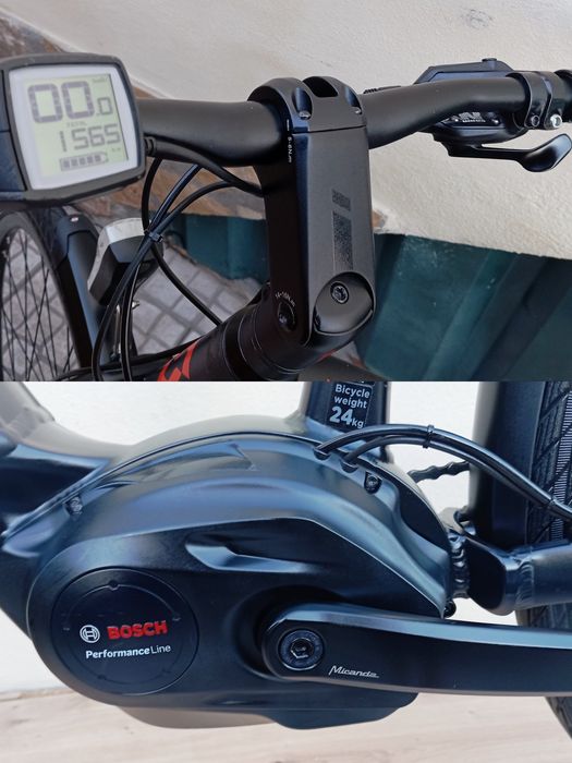 JF-Bikes Scott E-Sub Cross 10  Electric Urban Bike - Black