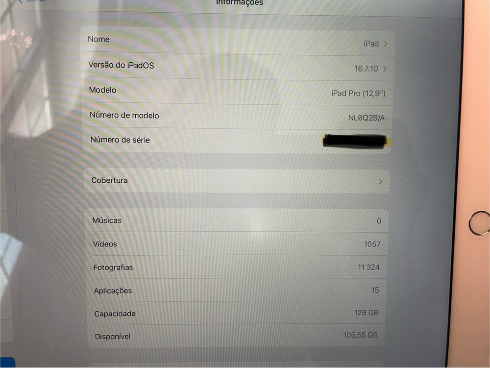 Ipad Pro 12.9 polegadas 128GB + Apple pencil + Magic Keyboard