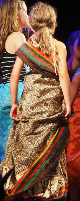 Oryginalne sari indyjskie. Wyjątkowe, rzadko spotykane African etno!