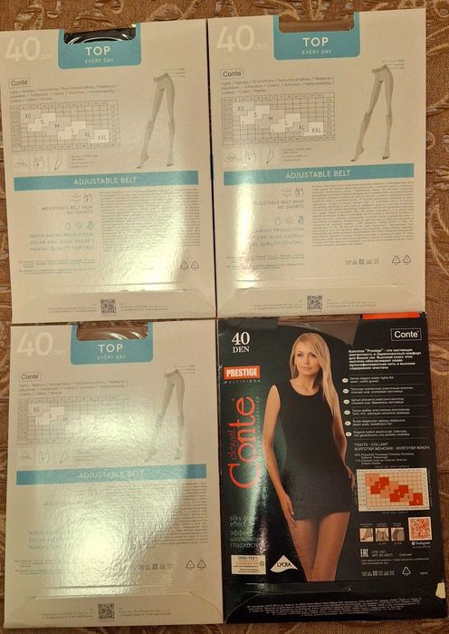 Колготки / чулки Conte 40 Den / майка Conte