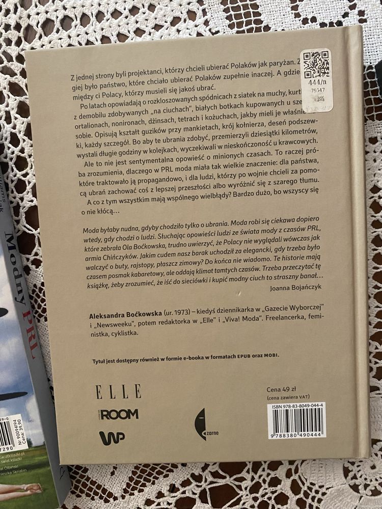 Moda, Prl, zestaw książek