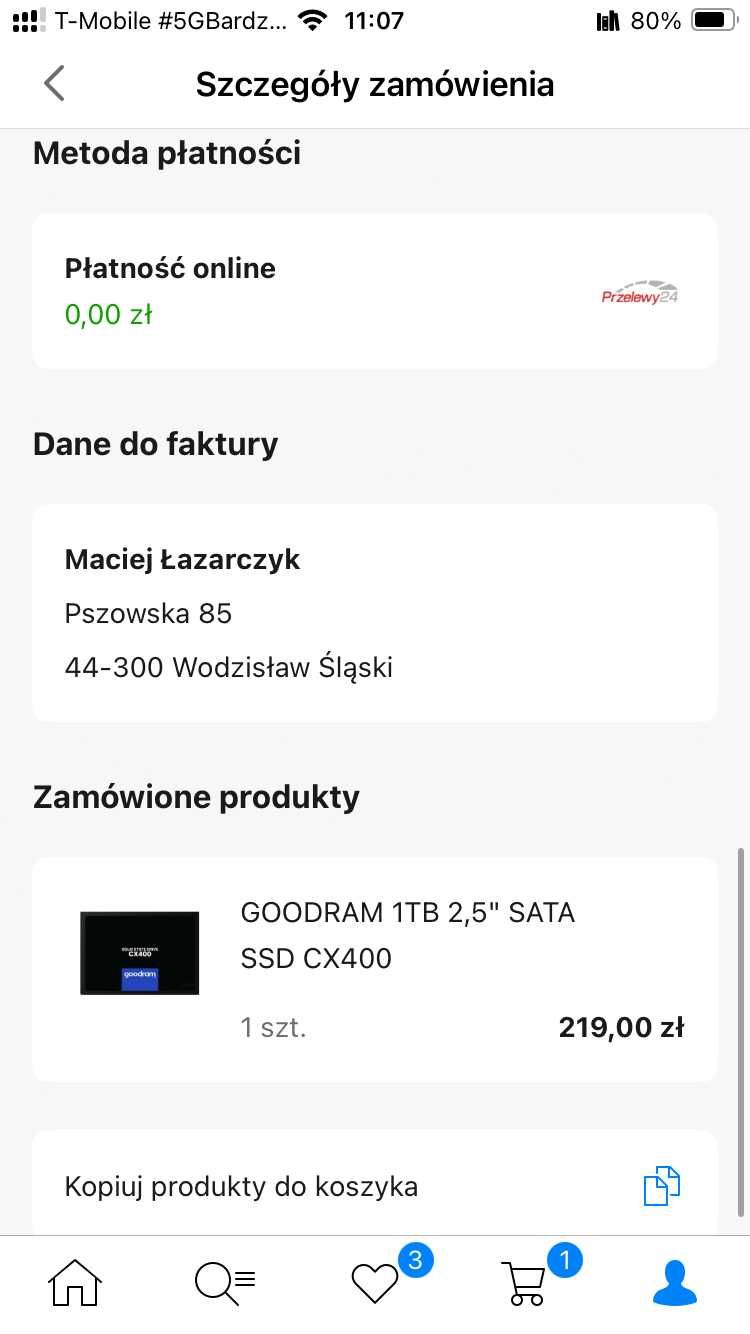 Komputer stacjonarny EATX Intel Corei3-12100, 1 536GB SSD , 16GB RAM