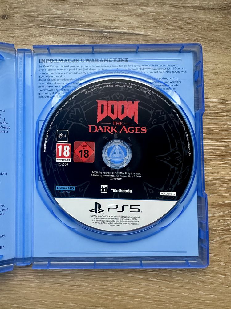 Doom The Dark Ages PS5 PL Dubbing