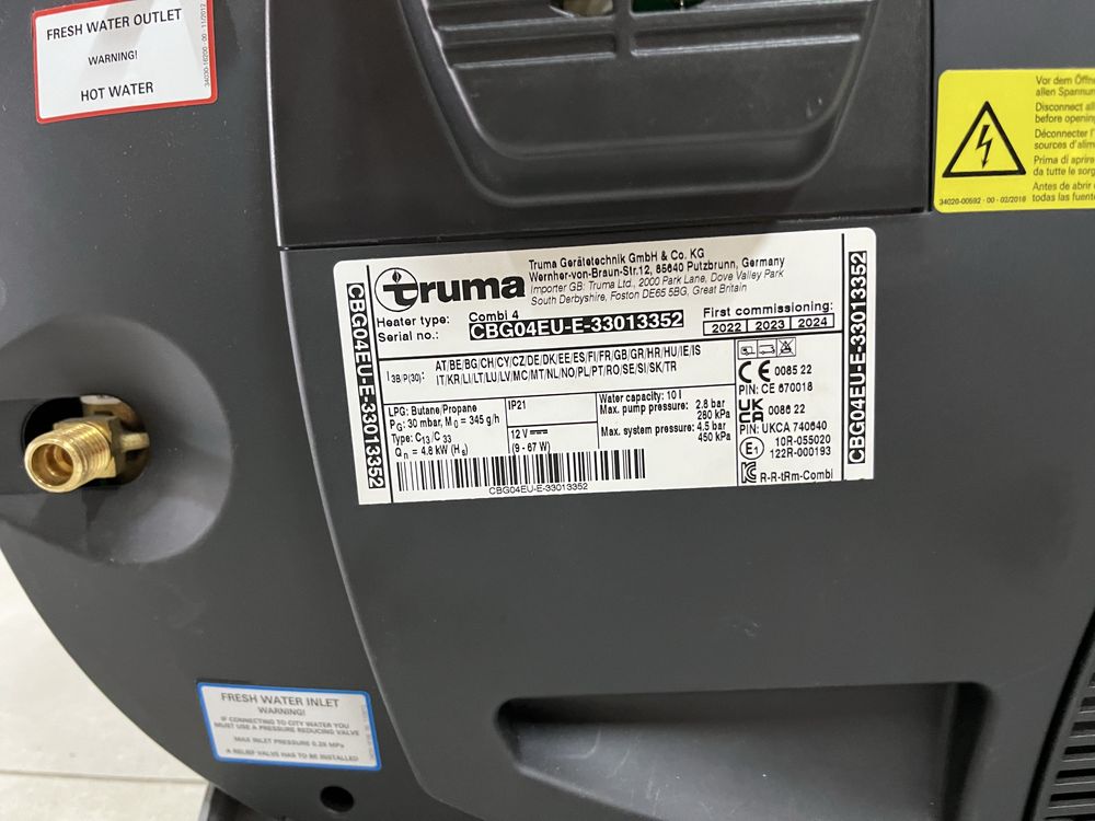 Ogrzewanie, bojler Truma Combi 4