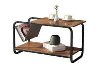 Stolik stół kawowy loft drewniany nowoczesny gazetownik # YLT-1502-02P