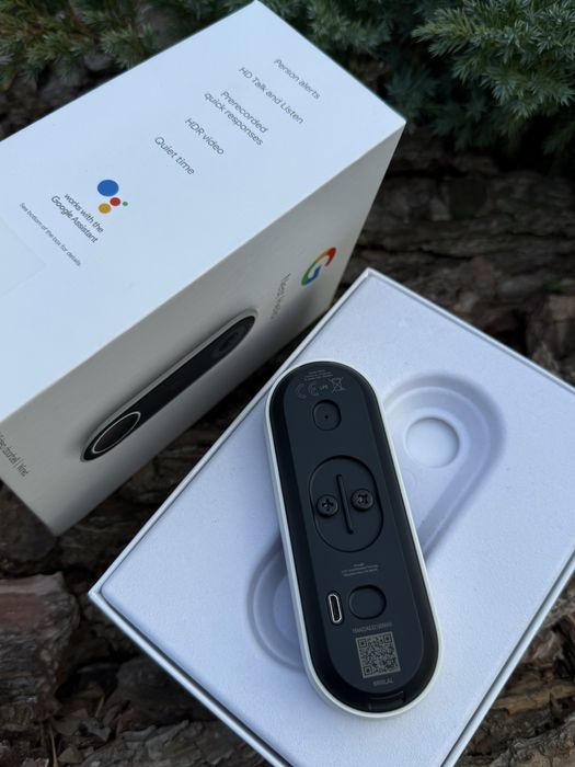 Google Nest Hello Wired Відеодзвінок/домофон/камера дверний дзвінок