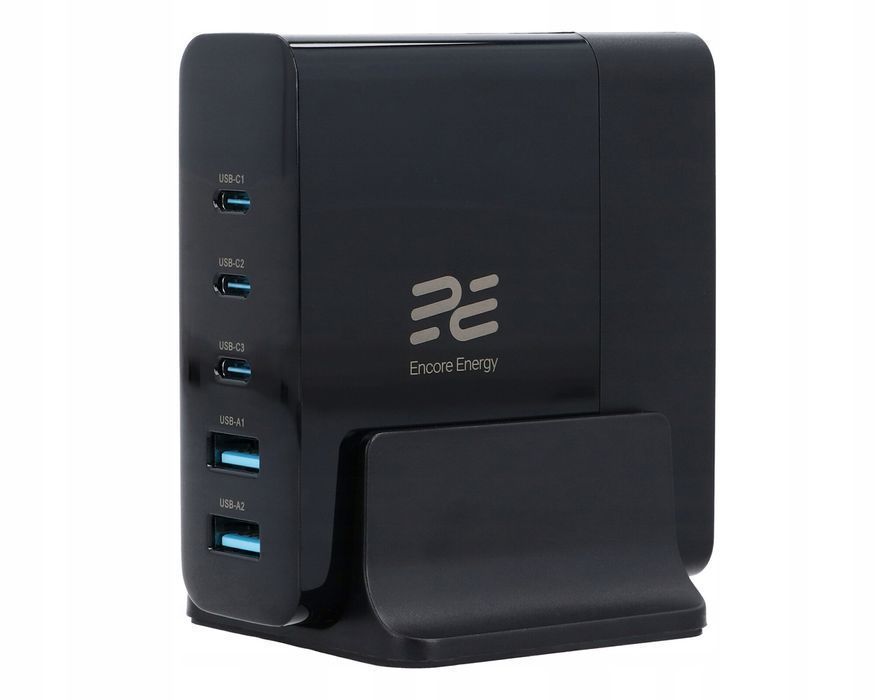 Szybka Ładowarka X5 Gan Qc Pd Wyświetlacz Encoreenergy 140W