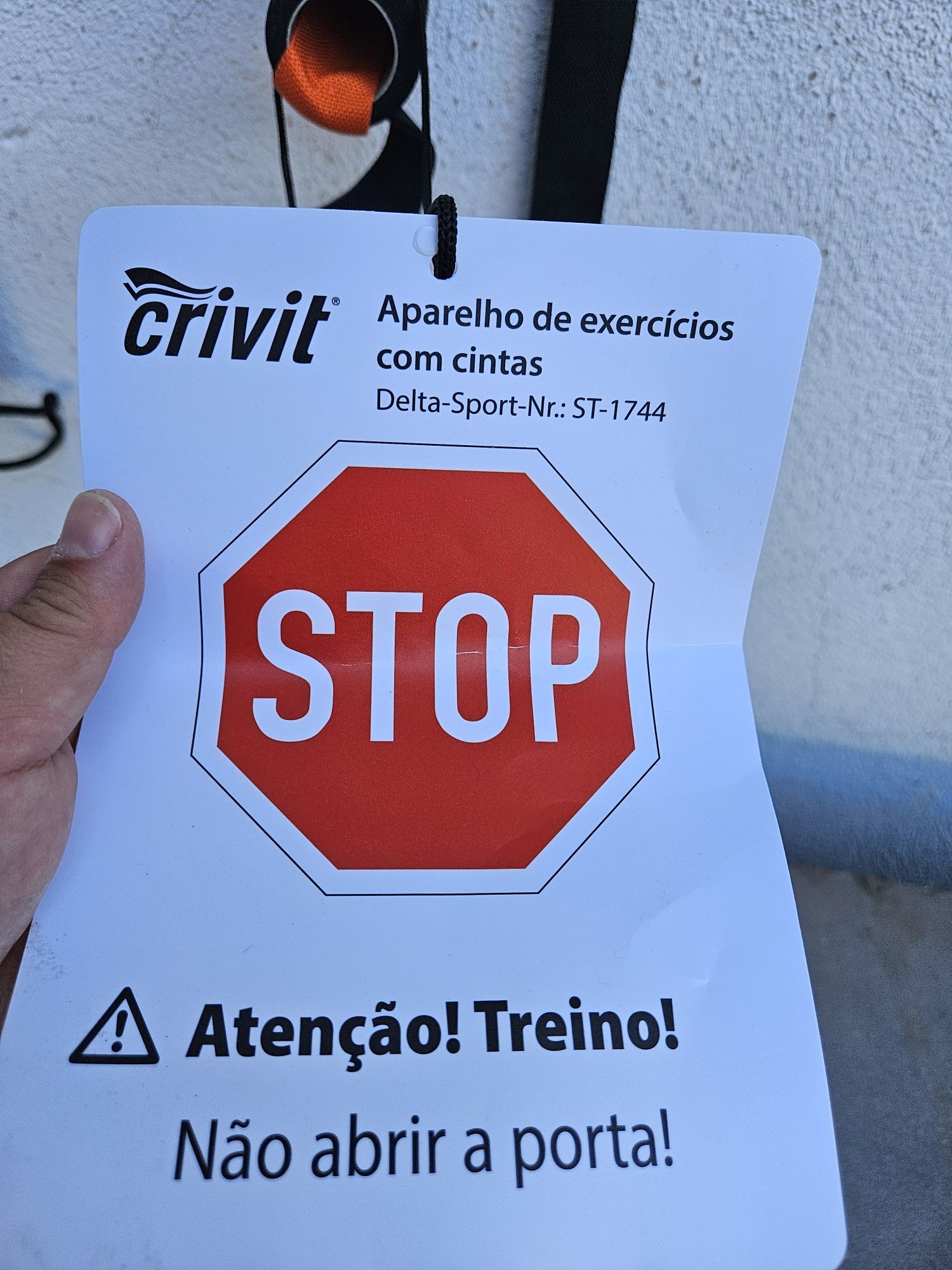 Aparelho de exercícios com cinta