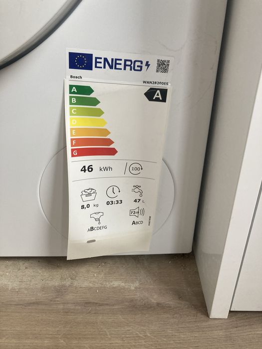 Máquina de lavar roupa Bosc h Série 4 EcoSilence Drive — nova