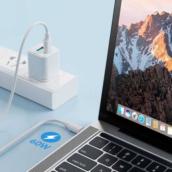 Kabel Joyroom A9 USB-C / USB-C PD QC 60W 3A 1m - czarny tamka 22 sklep