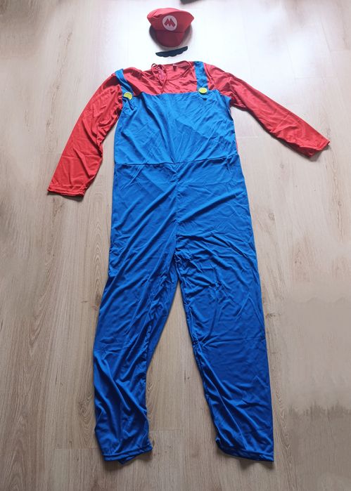Strój Mario rozmiar XL
