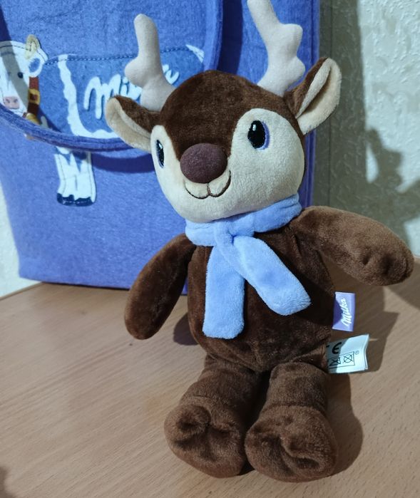 Новогодняя мягкая игрушка набор Milka