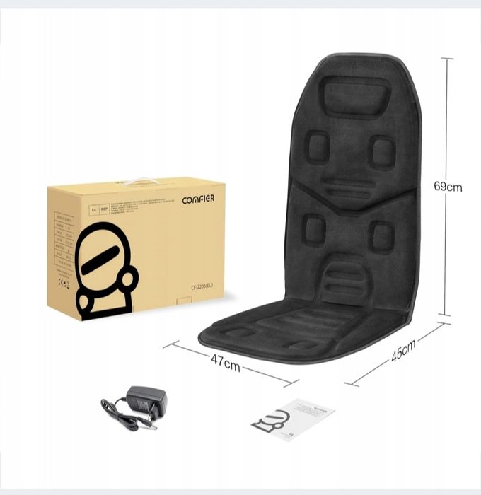 COMFIER Nakładka do masażu z funkcją ogrzewania CF-2206