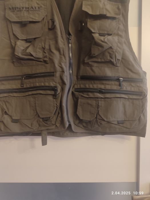 Kamizelka wędkarska Mistral logo Xl