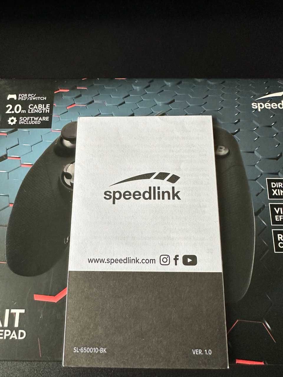 Геймпад Speedlink RAIT PC/PS3/Switch Black
