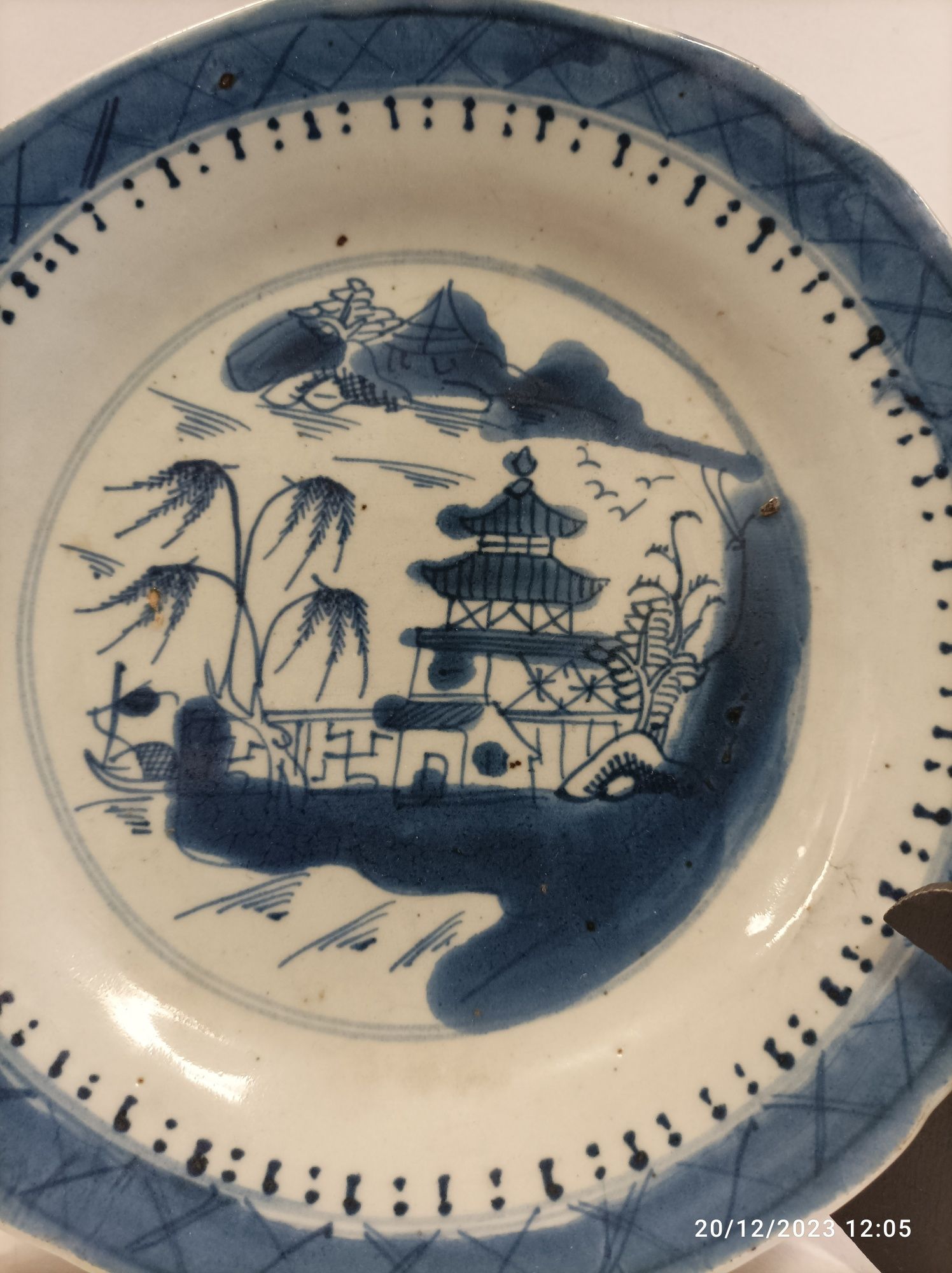 Porcelana chinesa Canton séc XVIII