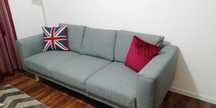 Sofá 3 lugares Norsborg IKEA com duas capas