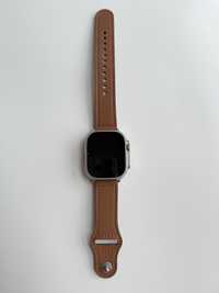 Ремешок (браслет) кожаный коричневый для Apple watch