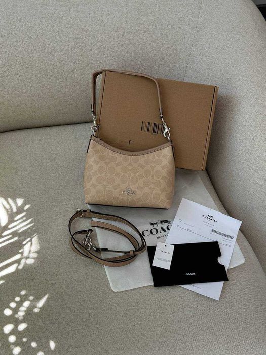 Coach Laurel Small Shoulder Bag In Signature Canvas