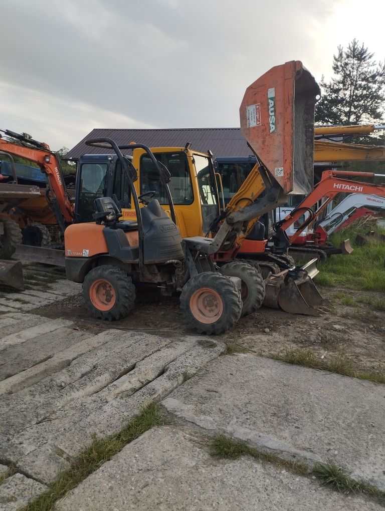 wozidło budowlane AUSA AHA 120 wysoki wysyp benford terex