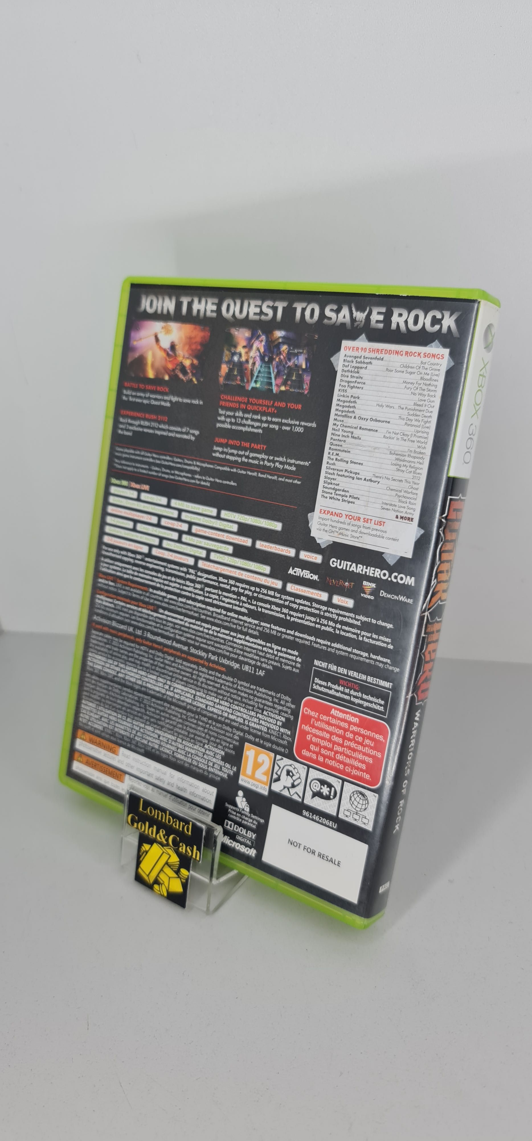 Gra Guitar Hero Warriors of Rock Wersja Angielska Xbox 360