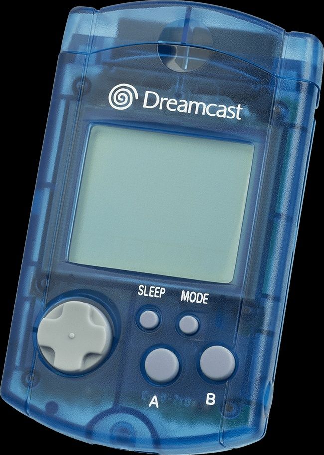 Sega Dreamcast VMU Cartão Memória Azul Original Novo