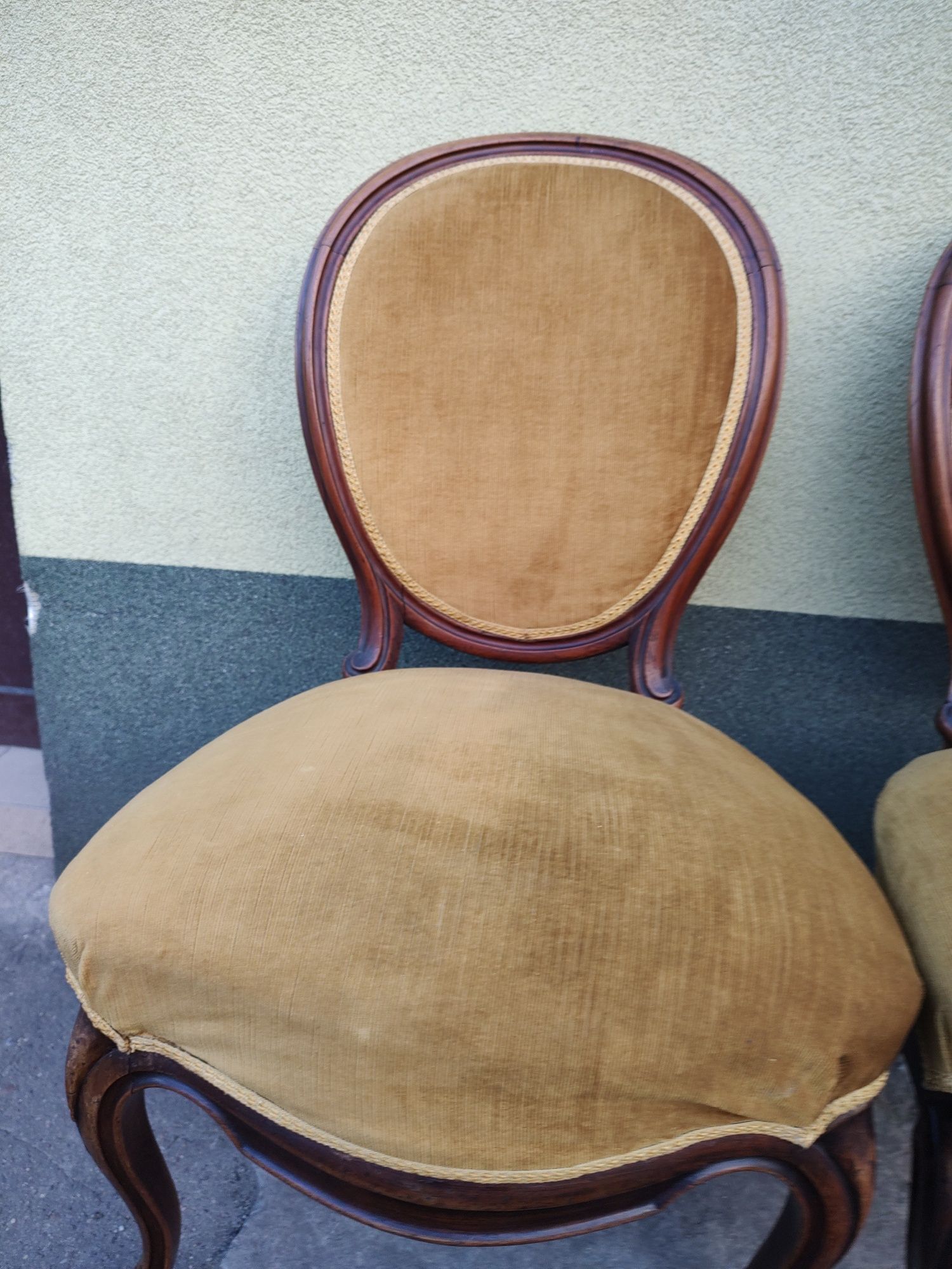 Krzesła dębowe ludwikowskie 2sztuki