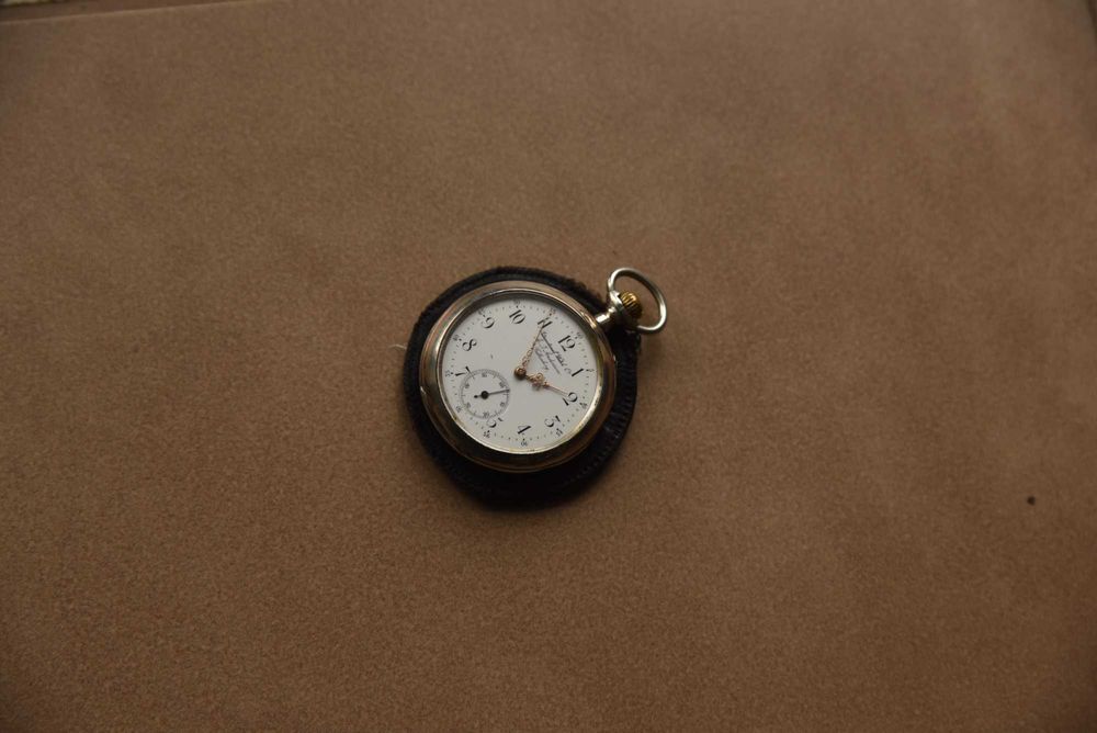 International watch company IWC de bolso em prata