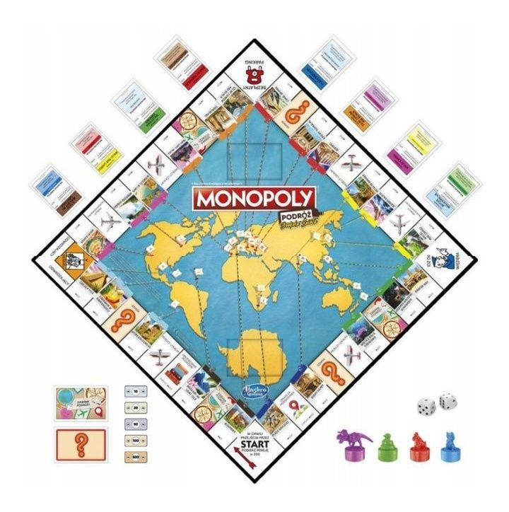 Monopoly Podróż dookoła Świata Hasbro