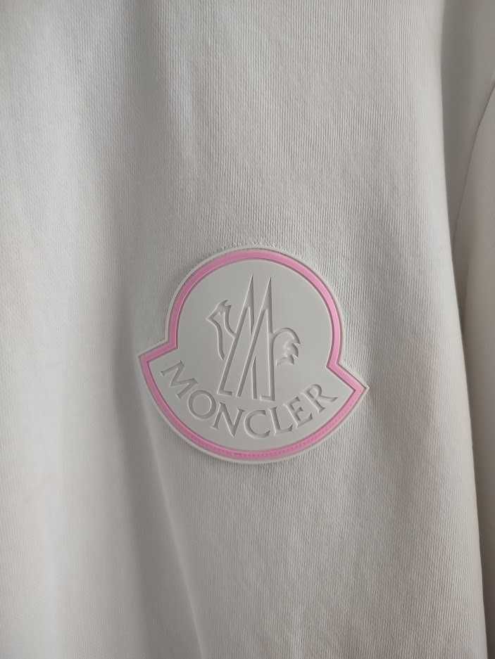 Biała Męska Bluza Moncler L