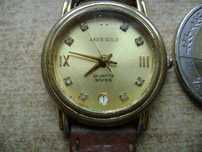 Starocie z PRL - Zegarek damski ARIES GOLD SWISS = bateria do wymiany