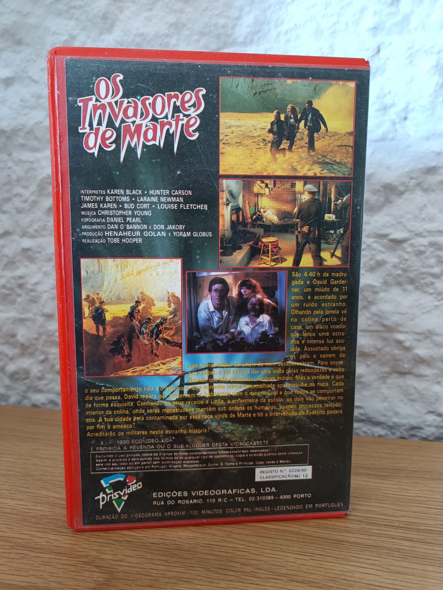 Filme VHS Os Invasores de Marte (Invaders From Mars)