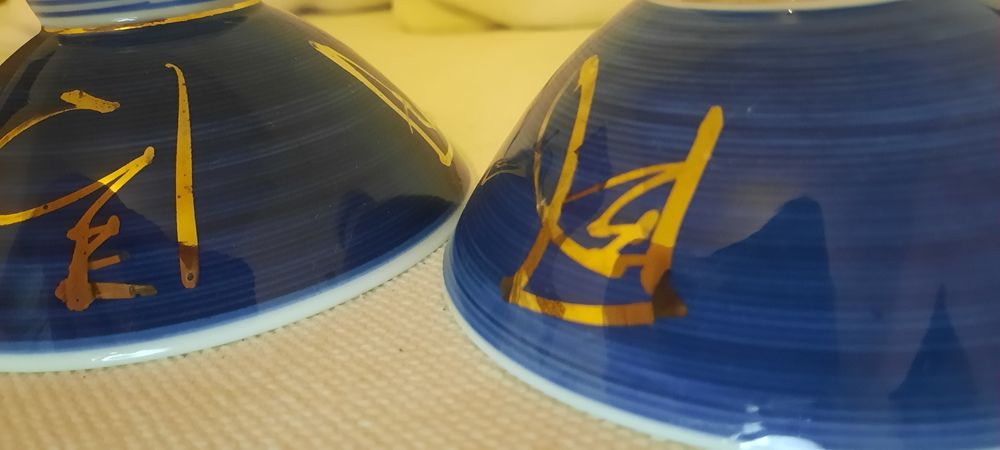 Par de taças chinesas